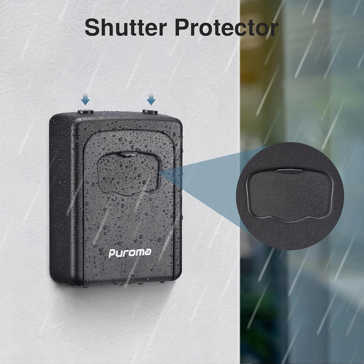 Wall-Mounted Combination Key Lock Box