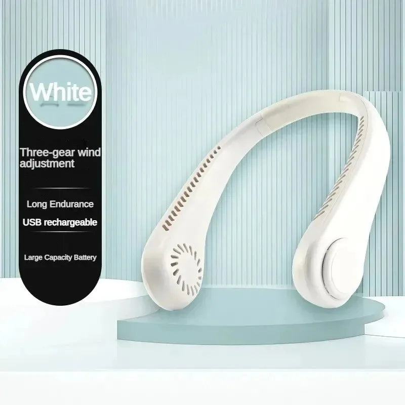 Rechargeable Wearable Neck Fan