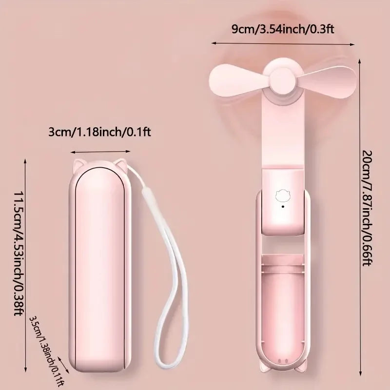 Foldable Rechargeable Personal Fan