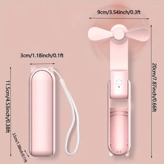 Foldable Rechargeable Personal Fan