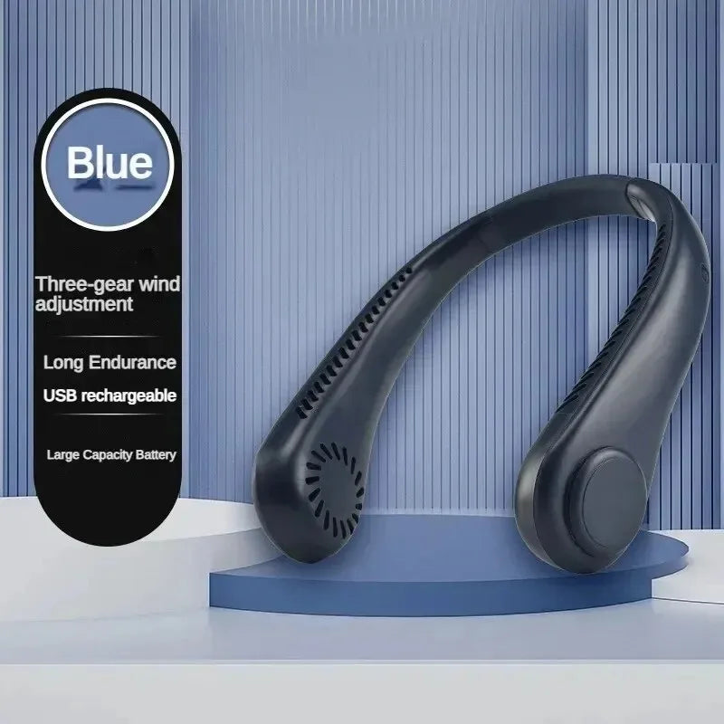 Rechargeable Wearable Neck Fan