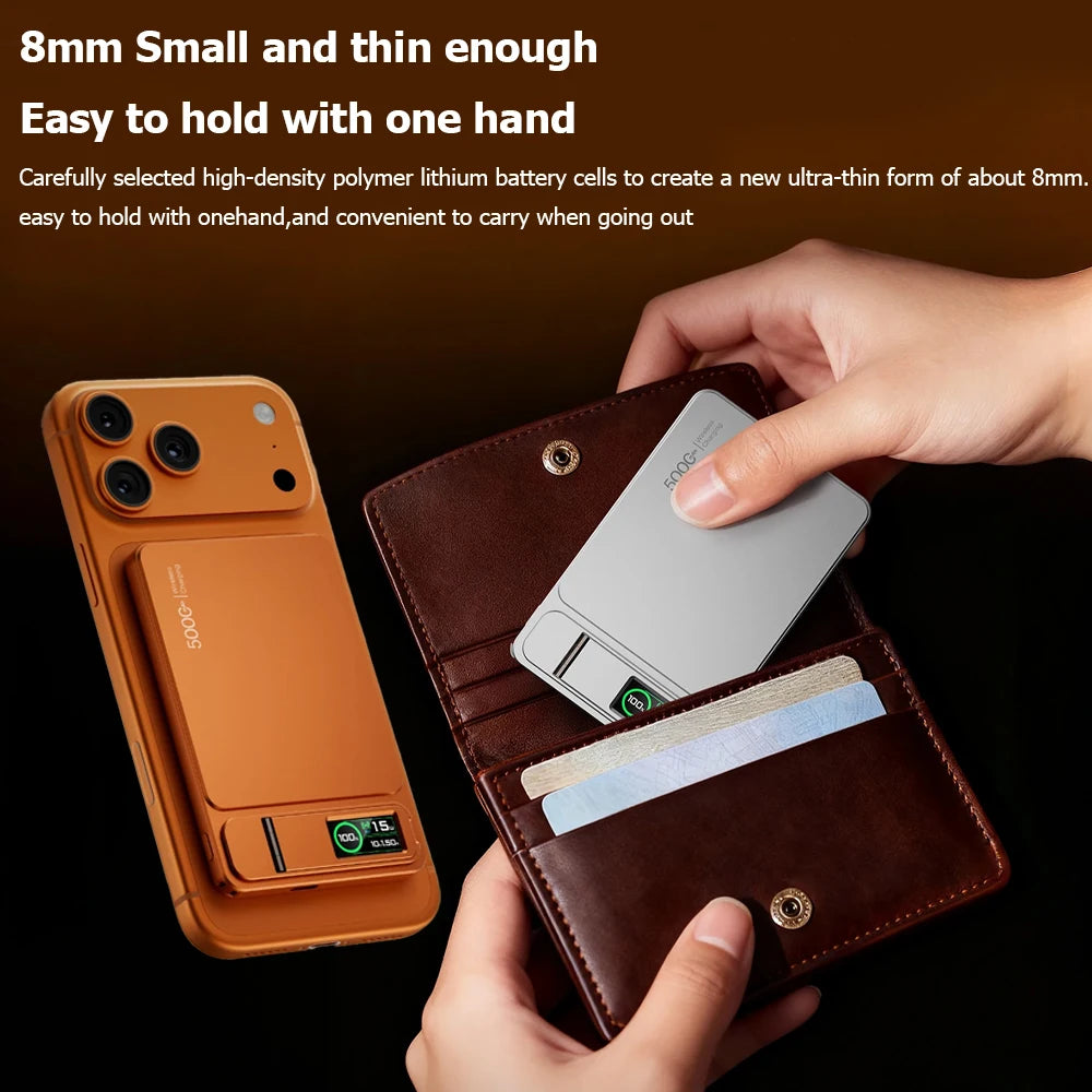 Magnetic Power Bank with Watch Charging
