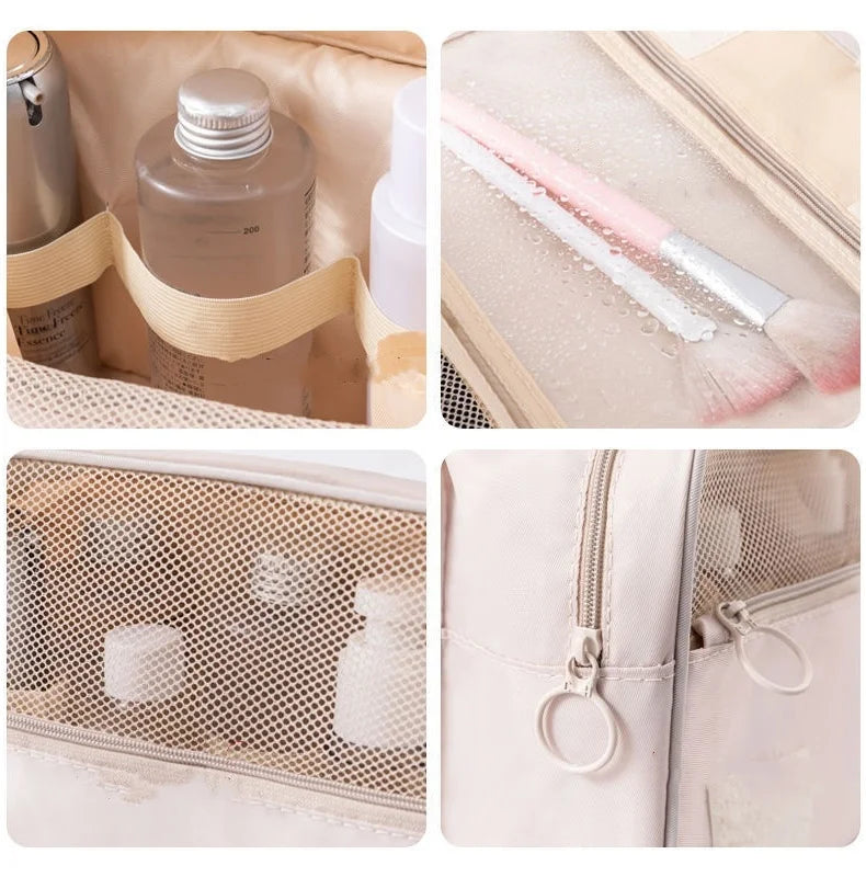 Waterproof Travel Organizer Bag for Toiletries & Cosmetics