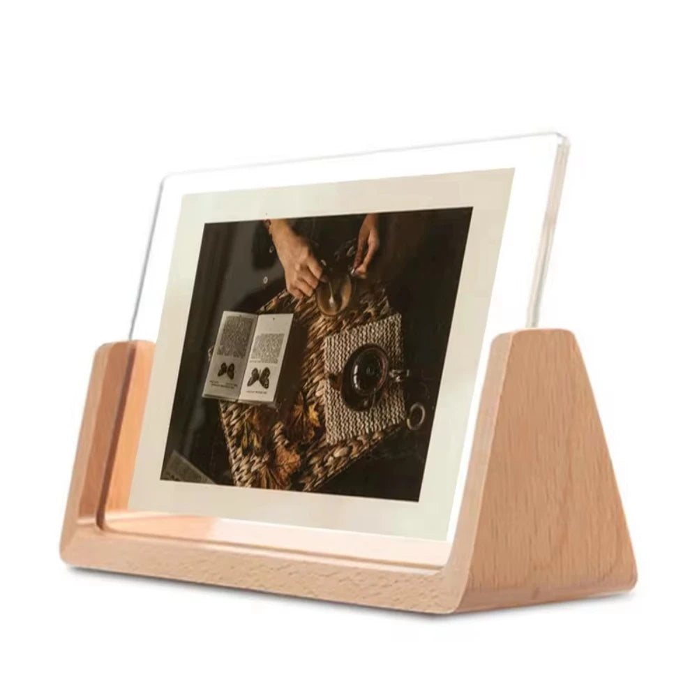 Walnut & Beech Wood Photo Frame
