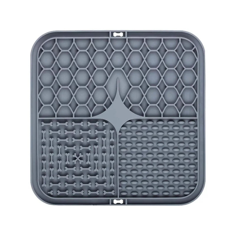 Silicone Pet Lick Mat with Suction Cups