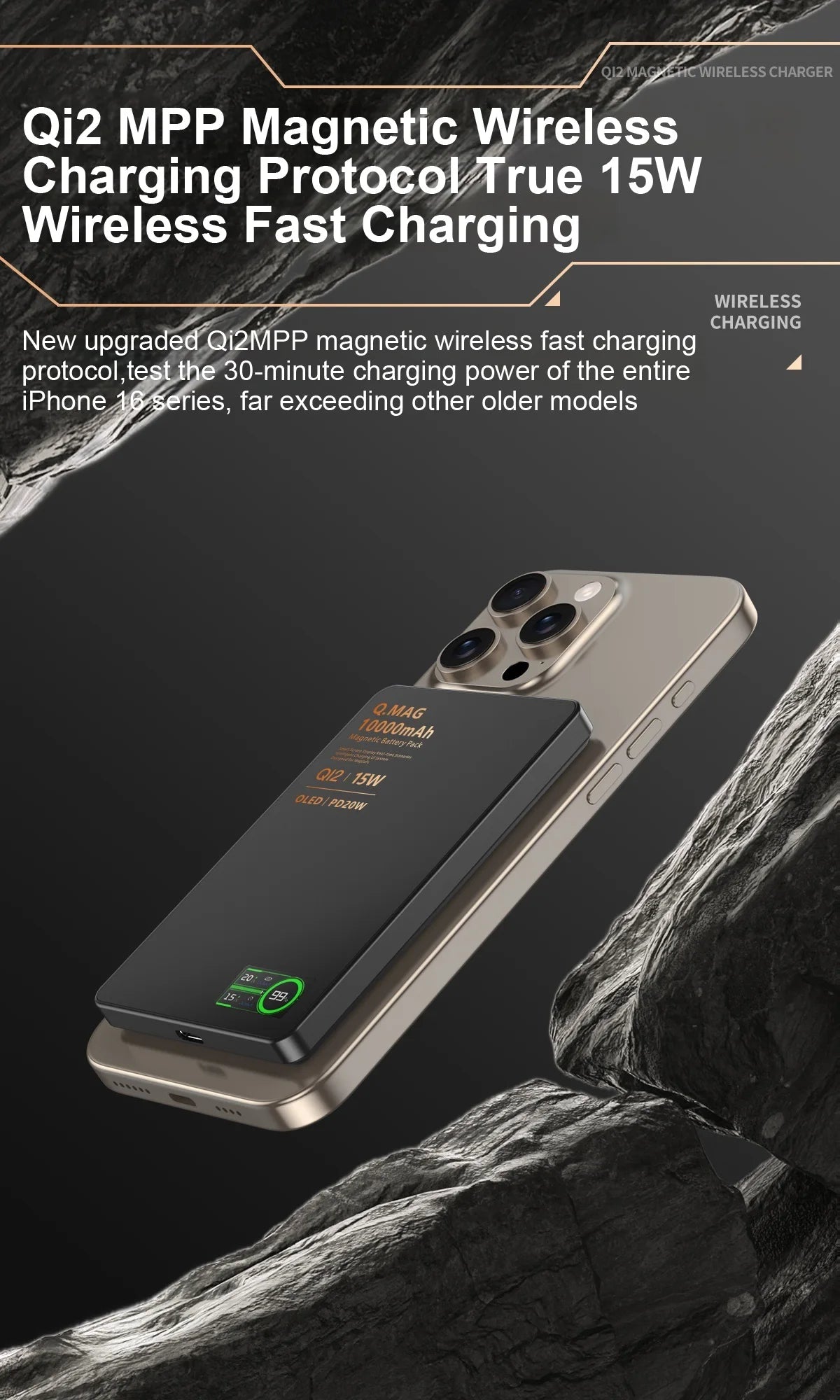 Magnetic Wireless Power Bank