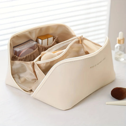 Travel Makeup Organizer Bag for Cosmetics, Makeup, Toiletries & Skincare