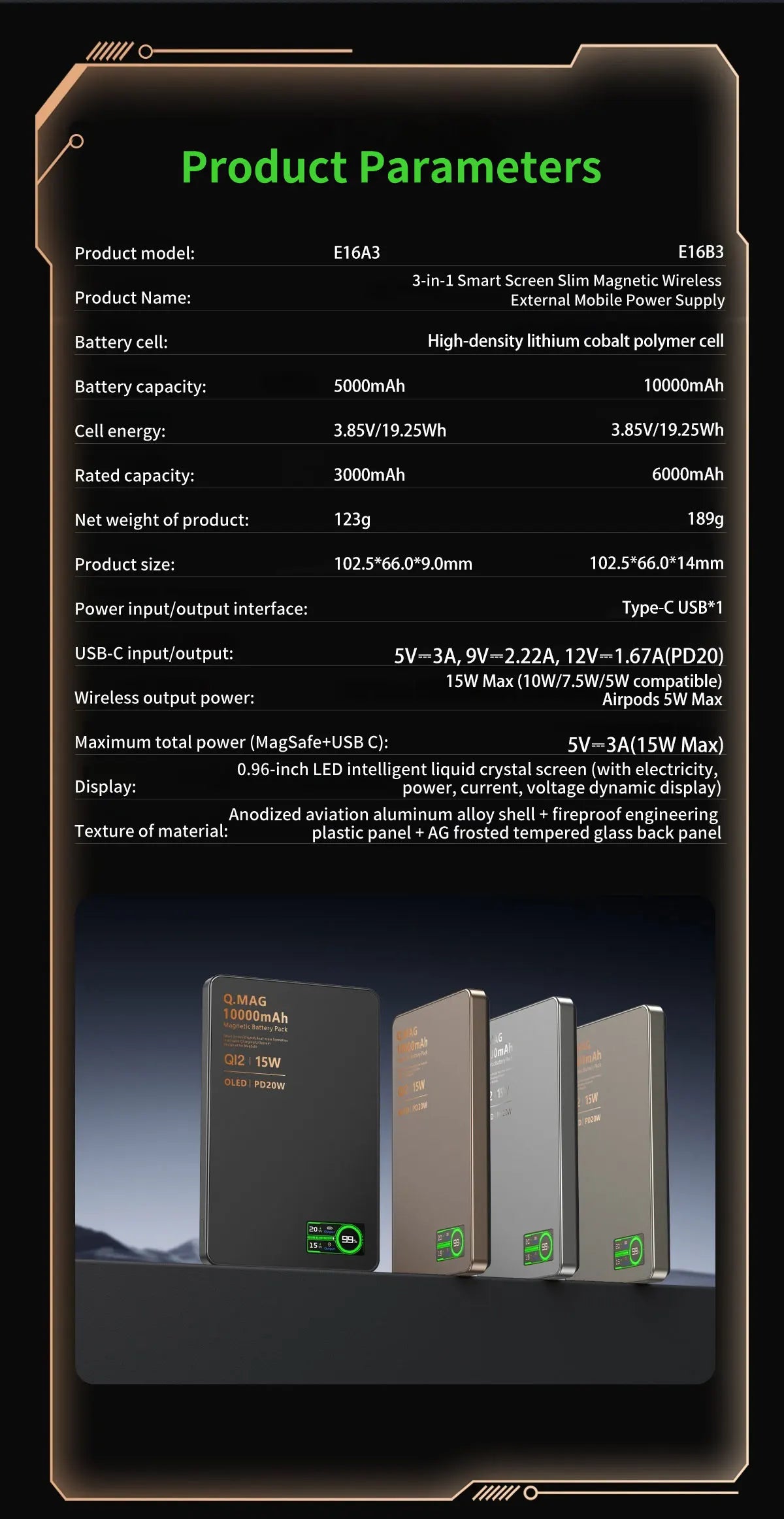 Magnetic Wireless Power Bank