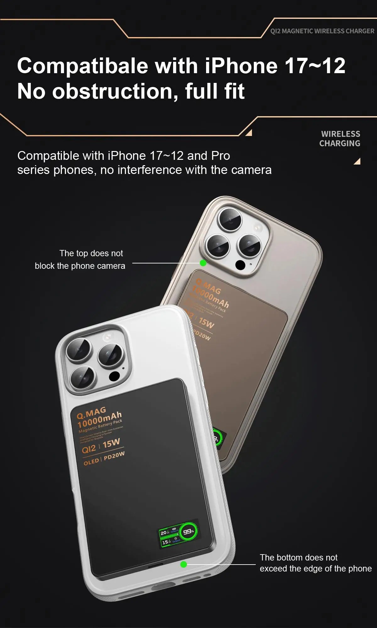 Magnetic Wireless Power Bank