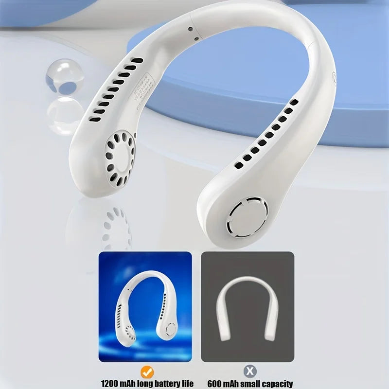 Rechargeable Wearable Neck Fan