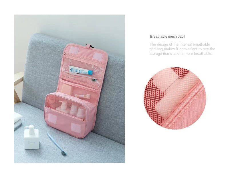 Waterproof Travel Organizer Bag for Toiletries & Cosmetics