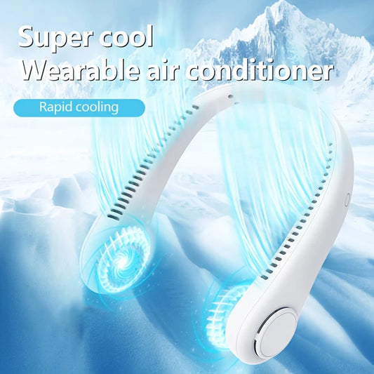 Rechargeable Wearable Neck Fan