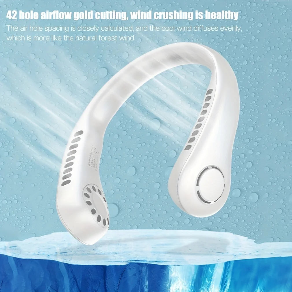 Rechargeable Wearable Neck Fan