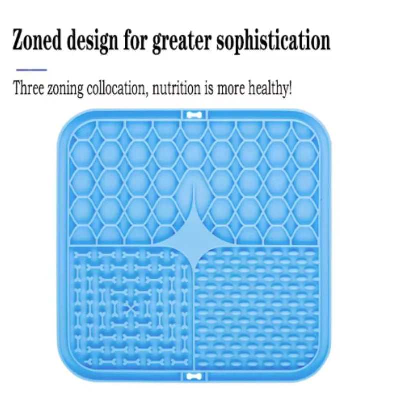 Silicone Pet Lick Mat with Suction Cups
