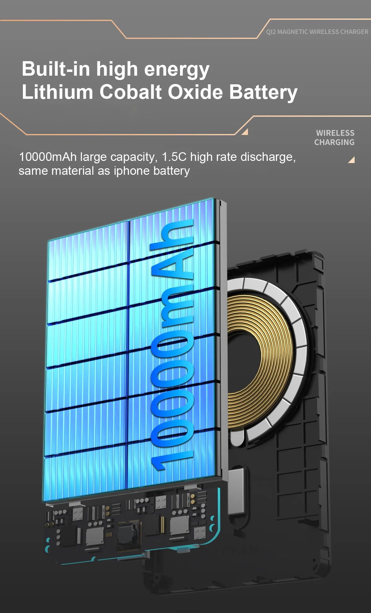 Magnetic Wireless Power Bank