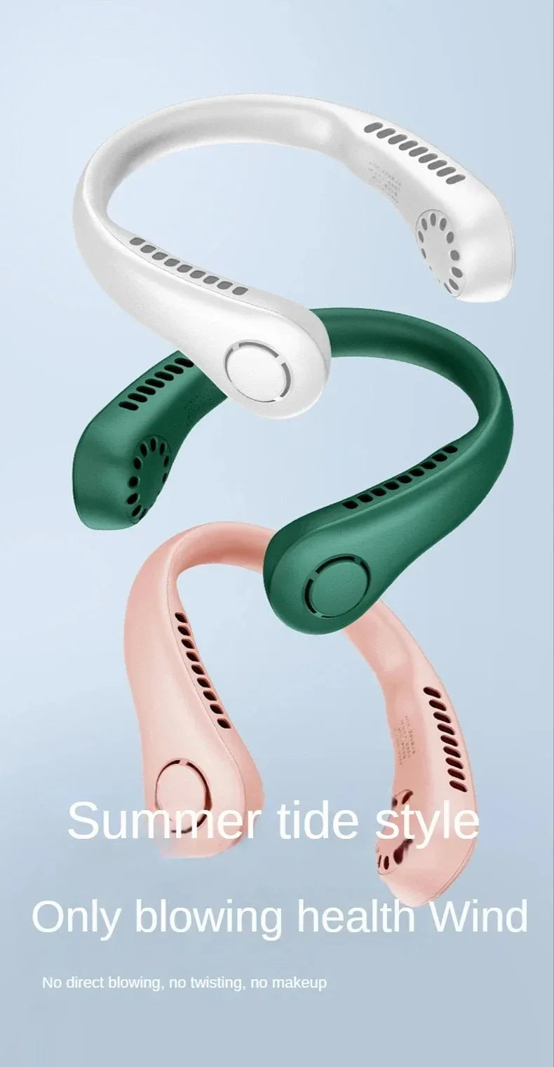 Rechargeable Wearable Neck Fan