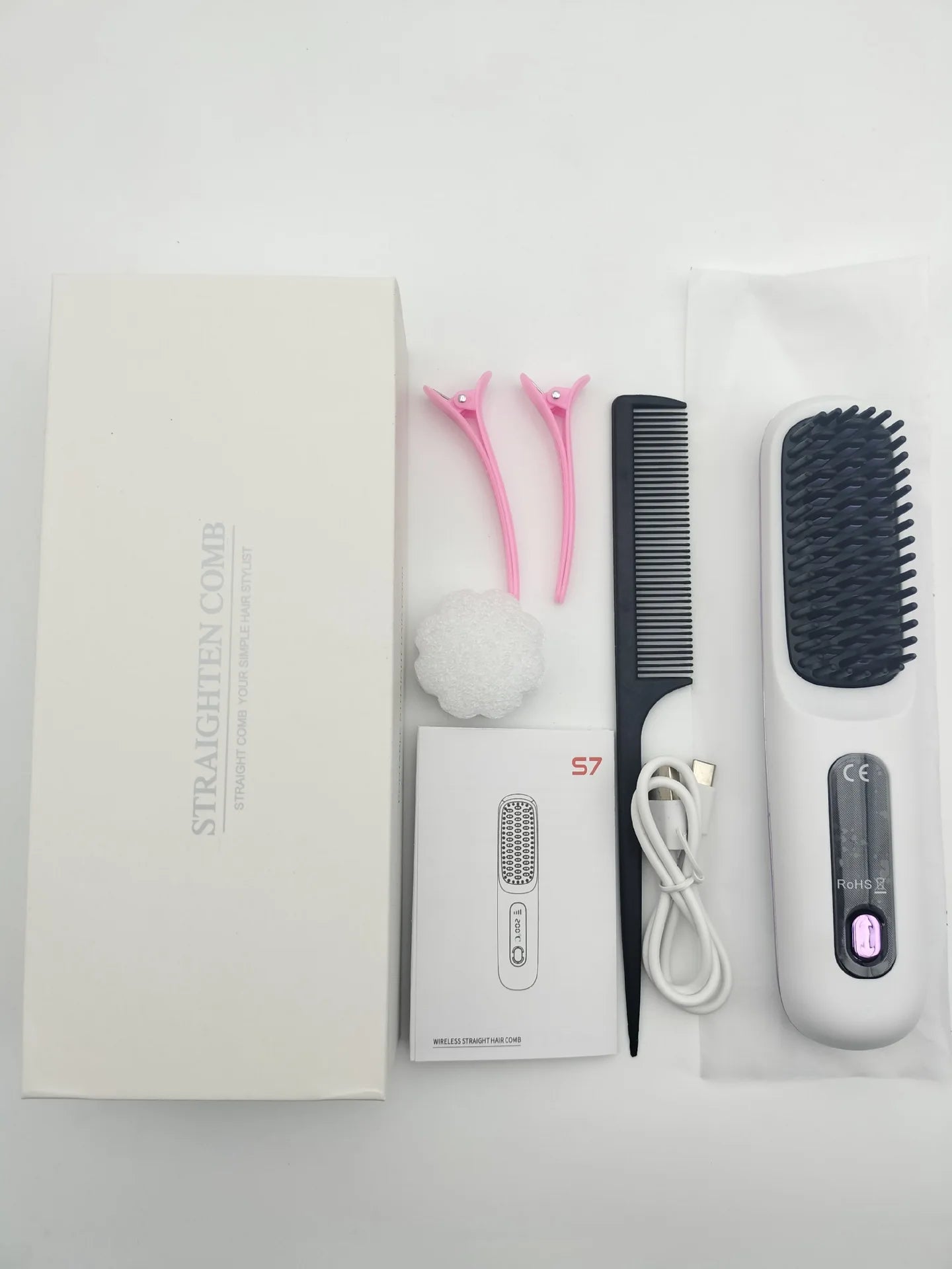 Cordless Hair Straightener Brush