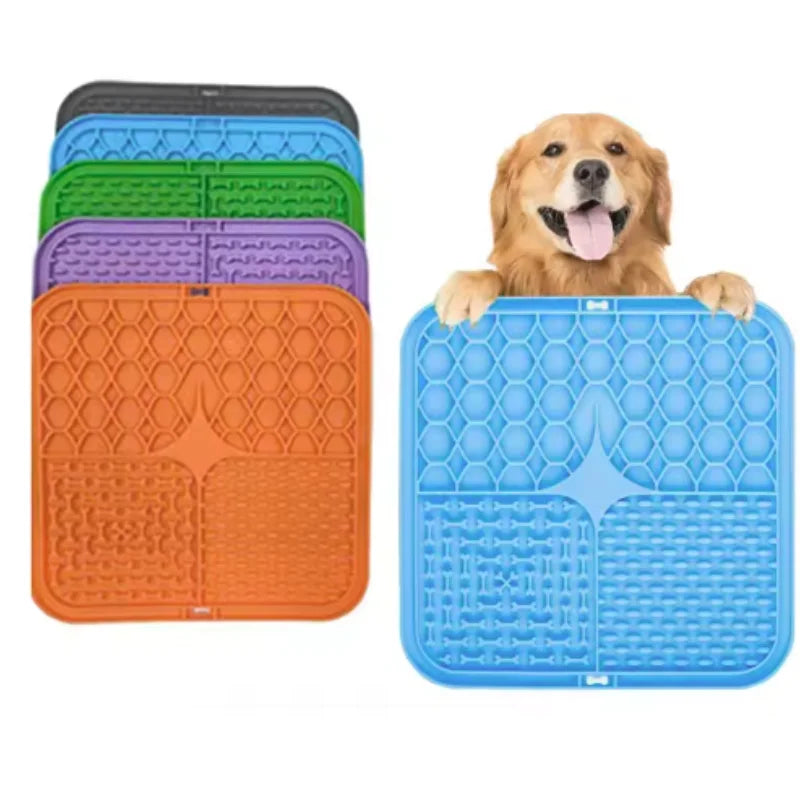 Silicone Pet Lick Mat with Suction Cups