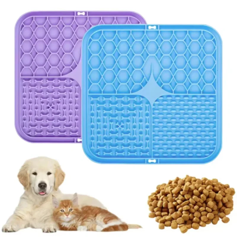 Silicone Pet Lick Mat with Suction Cups