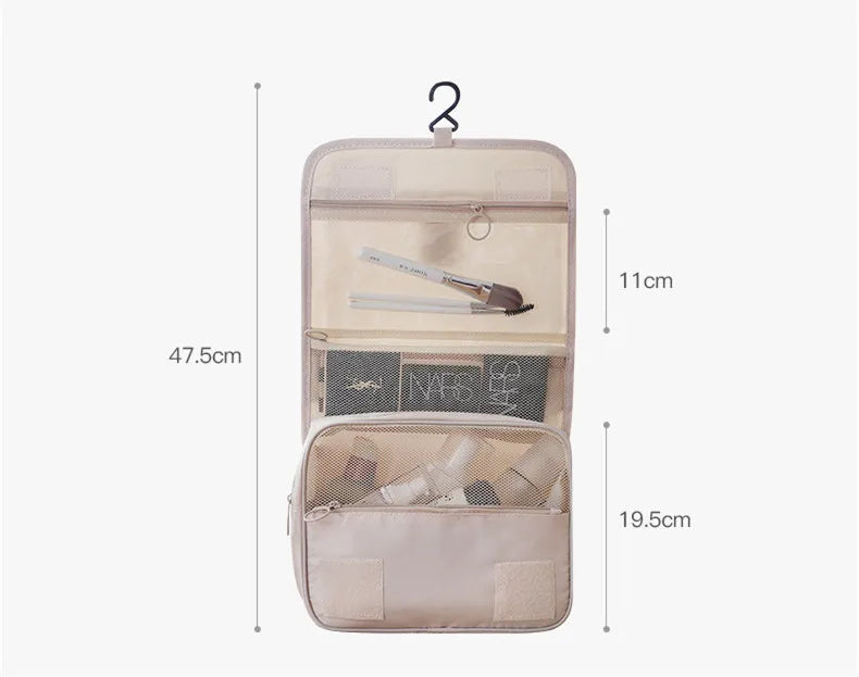 Waterproof Travel Organizer Bag for Toiletries & Cosmetics