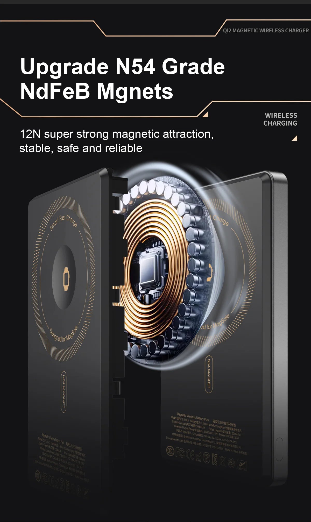 Magnetic Wireless Power Bank
